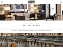 Tablet Screenshot of hotelsenat.com